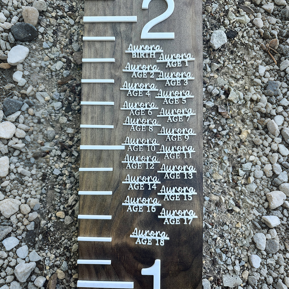 Personalized Growth Chart Markers Set For Kids | CWGift67