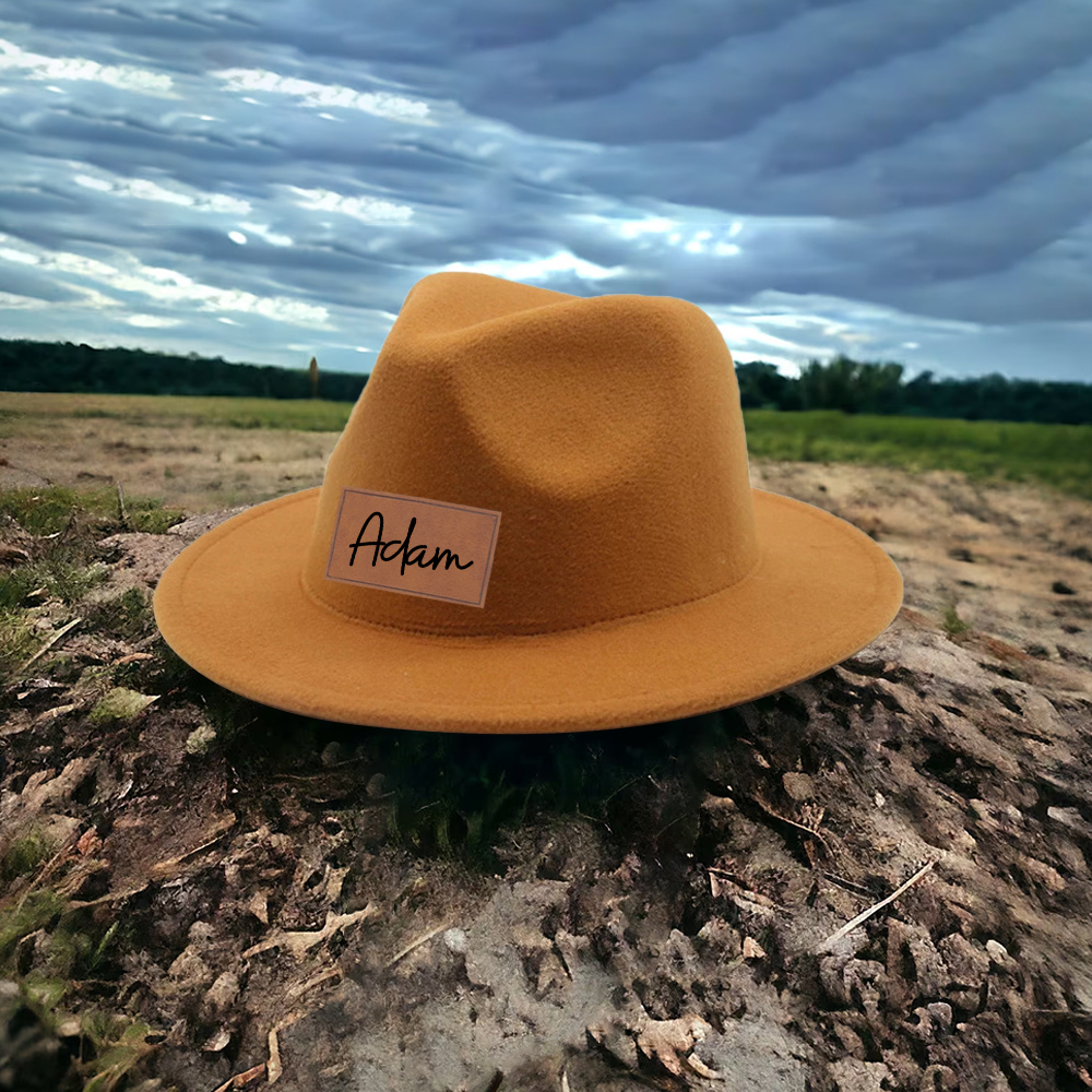 Personalized Leather Patch Cowboy Hat for Comfort & Unique | CWBeach99