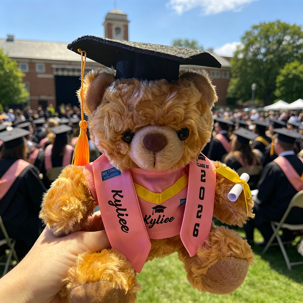 Personalized Plush Teddy Graduation Keepsake Gift | CWGift74