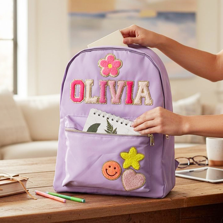 Personalized Hand Patch Kids Lovely Backpack｜CWPack0902