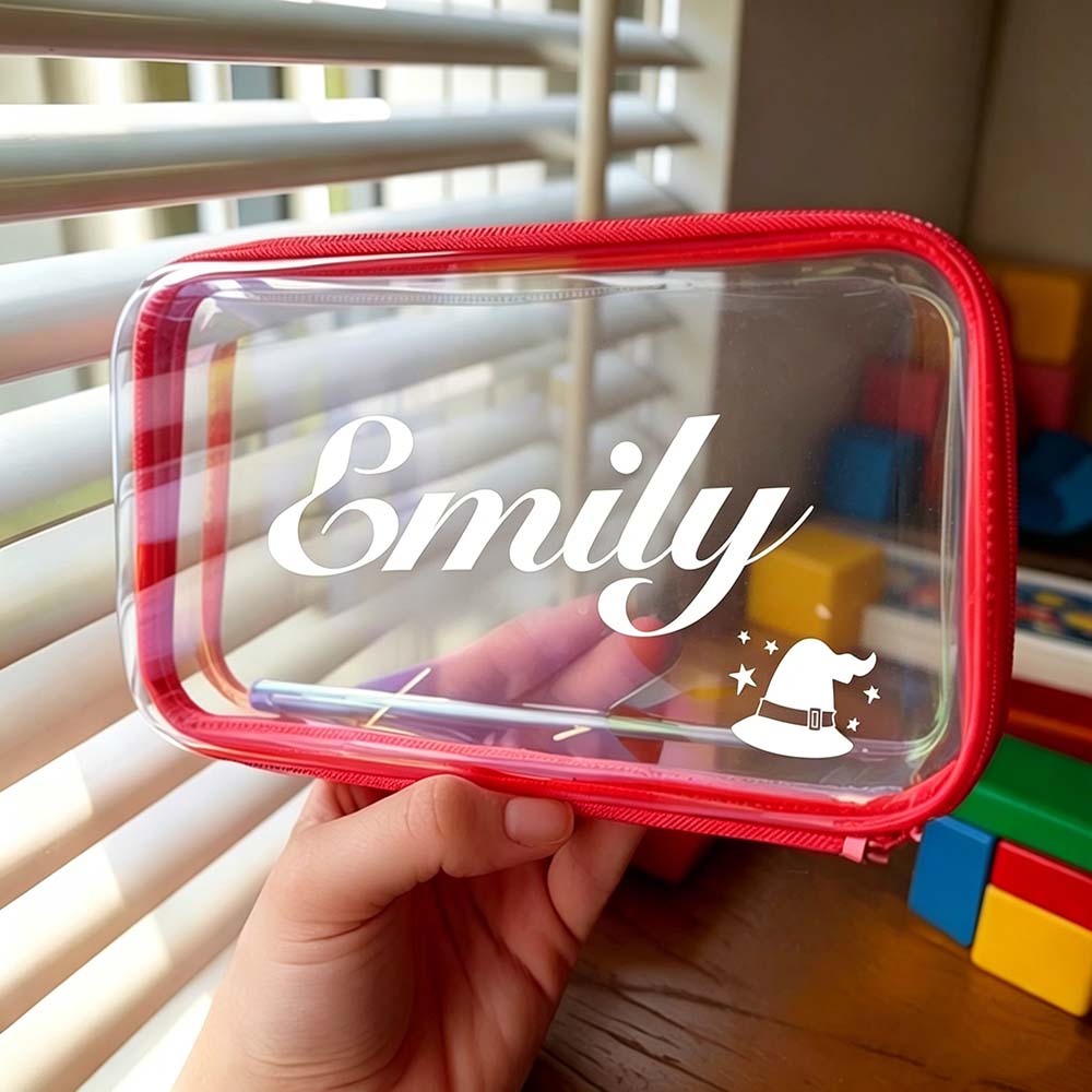 Personalized Kids Hard Shell Zipper Pencil Box | CWPack374