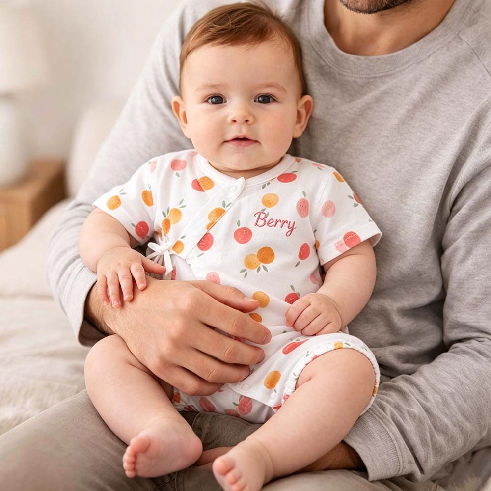 Personalized Baby Kimono Romper | CWBaby510
