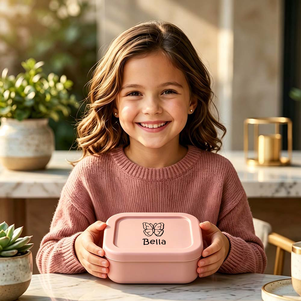 Personalised Kid Food Silicone Bento Box | CWBaby509