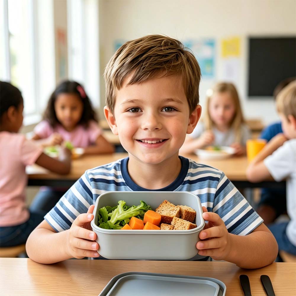 Personalised Kid Food Silicone Bento Box | CWBaby509