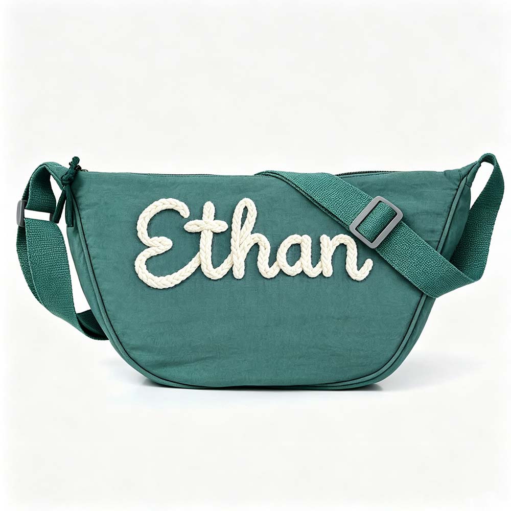 Personalized Hand-embroidered Kids Crossbody Bag | CWPack384