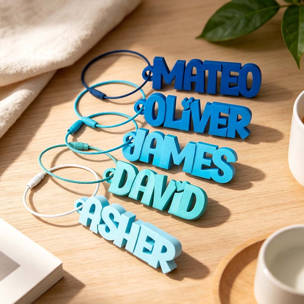 Personalized 3D Printed Name Tag | CWGift78