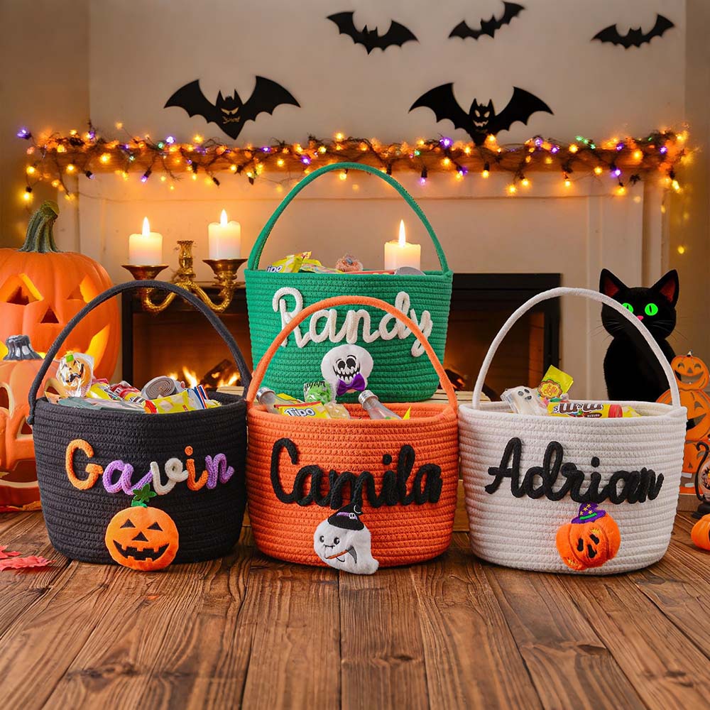 Personalized Halloween Treat Basket | CWHalloween105
