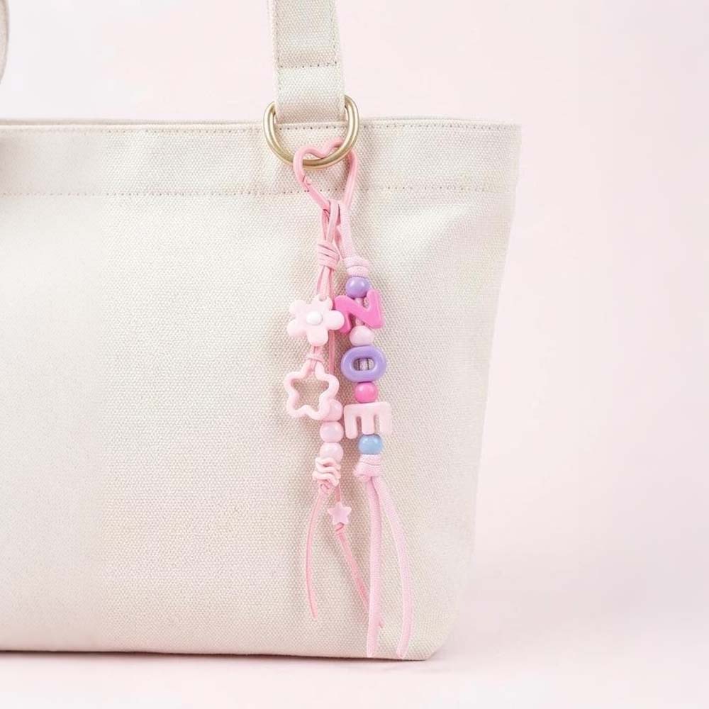 Personalized Colorful Name Letter Beaded Keychain | CWGift82