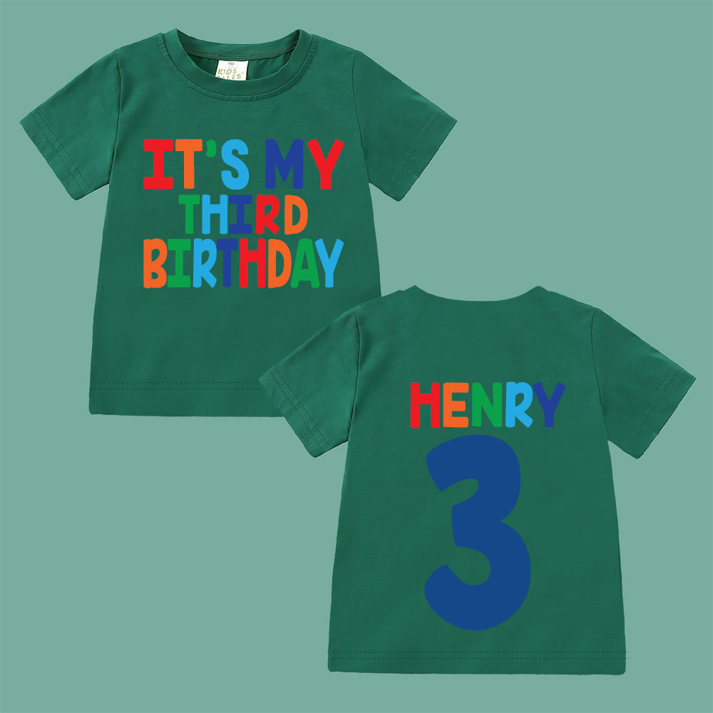 Personalized My First Birthday T-Shirt | inBirth24