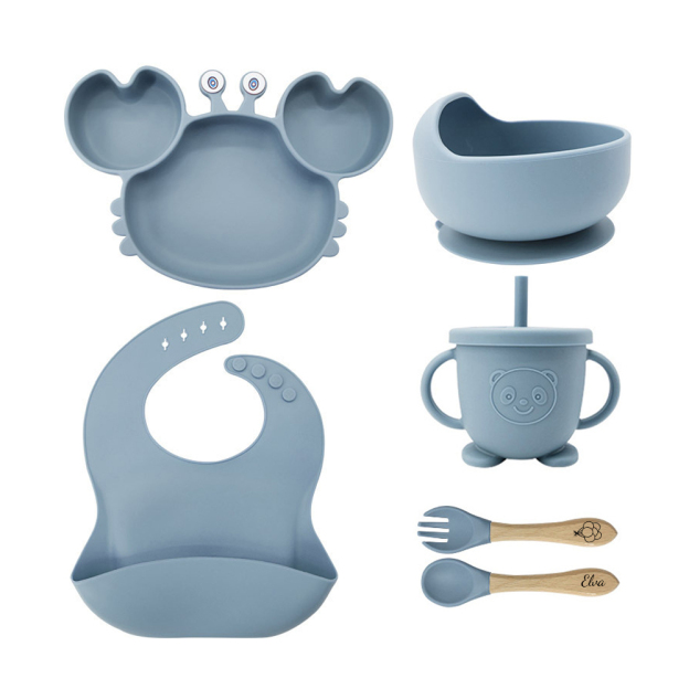 Personalised Baby Silicone Cutlery Set | CWBaby67
