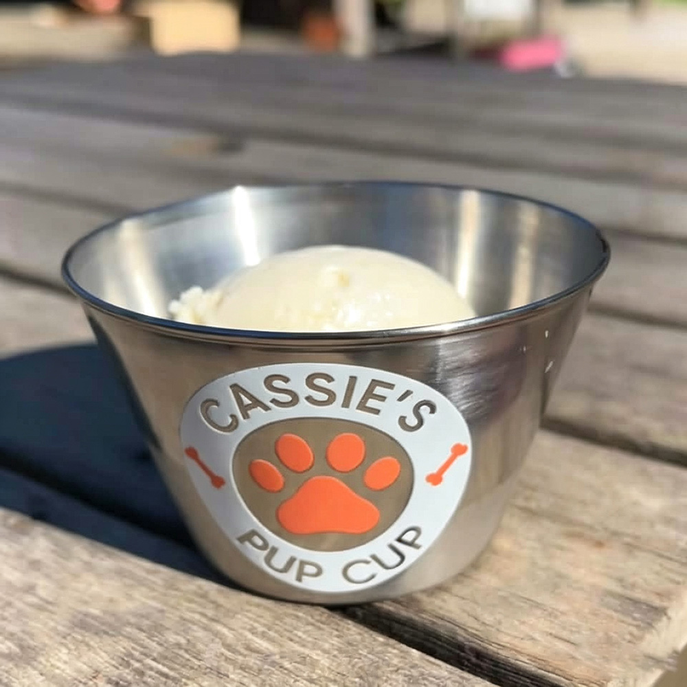 Personalized Pet Stainless Steel Reusable Mini Pup Cup Mug | BKPet273