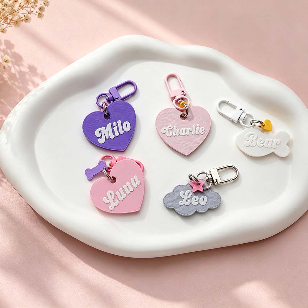 Personalized 3D Printed Pets ID Tag | BKPet575