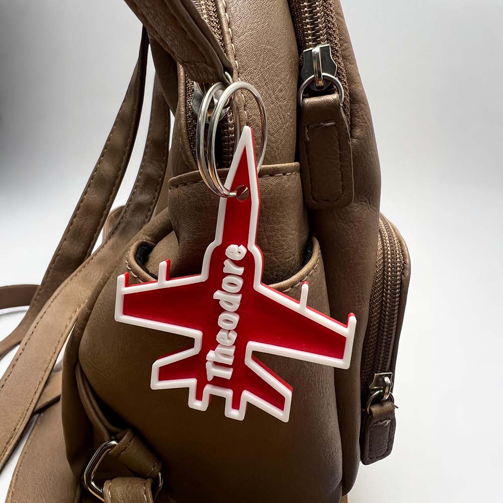 Personalized 3D Printed Backpack Name Tag With Diverse Styles | CWGift106