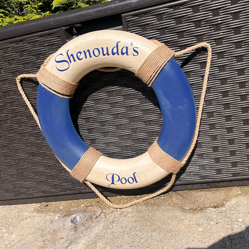 Personalized Nautical Wall Decor Life Ring | CWToy51