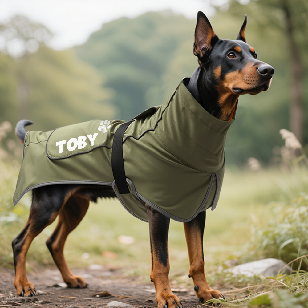 Personalized Pets Winter Warm Windproof Jacket | BKPet593