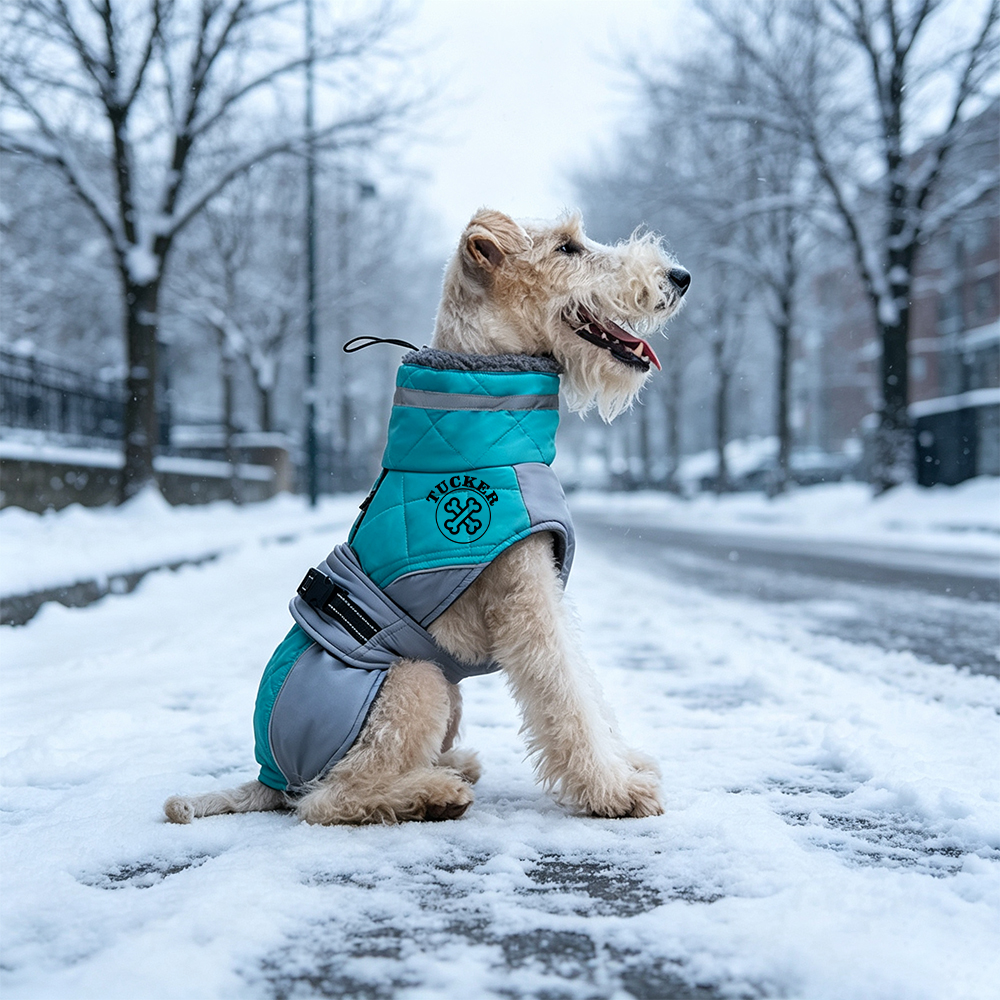 Personalized Pet Winter Warm Thickened Quilted Vest | BKPet600