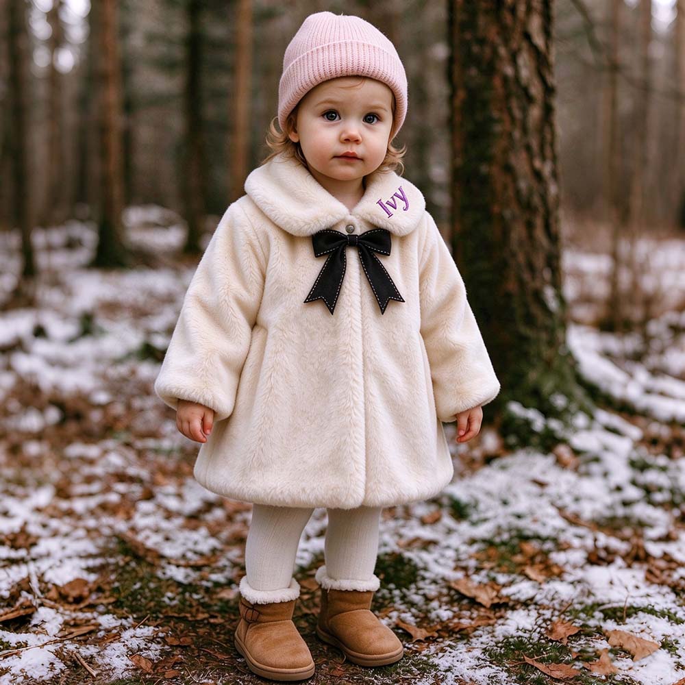 Personalized Embroidered Baby Girl Winter Princess Coat | CWBaby550