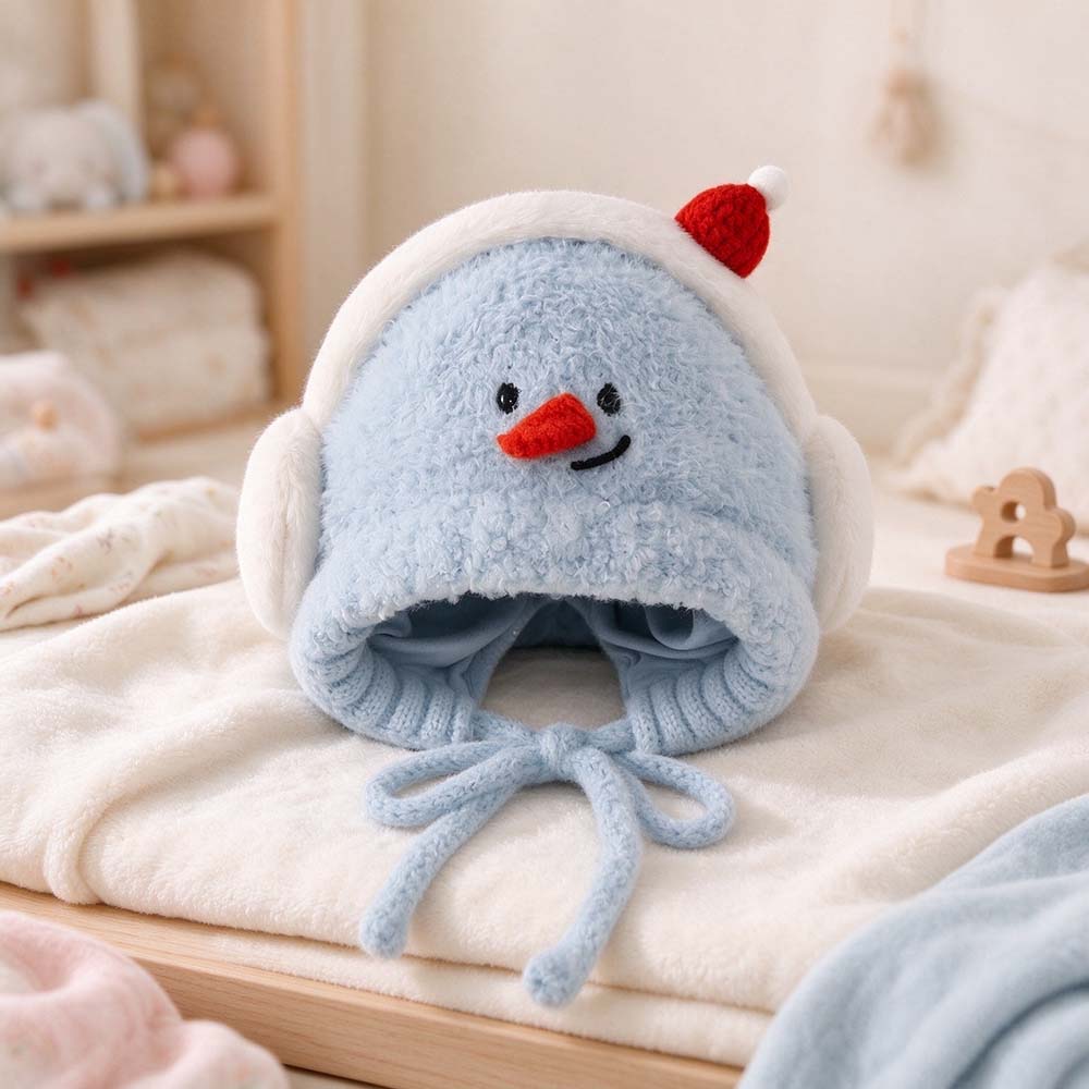 Personalized Embroidered Kids Animal Ear Flap Winter Hat | HSKid107