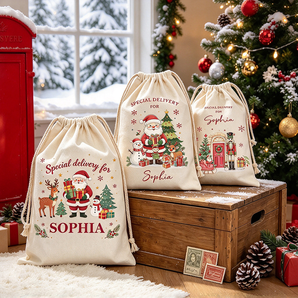 Personalized Christmas Special Delivery Santa Sack | MCGift442