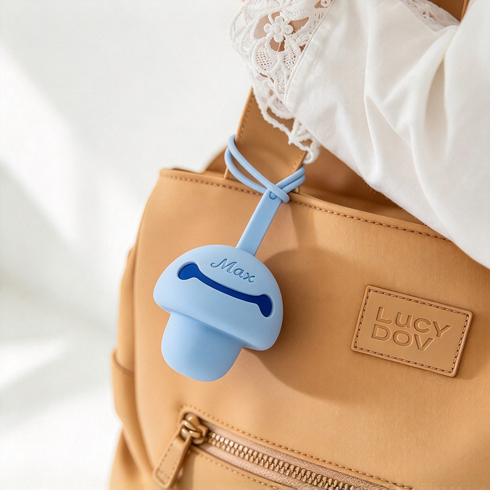 Personalized Baby Mushroom Silicone Pacifier Case | CWBaby559