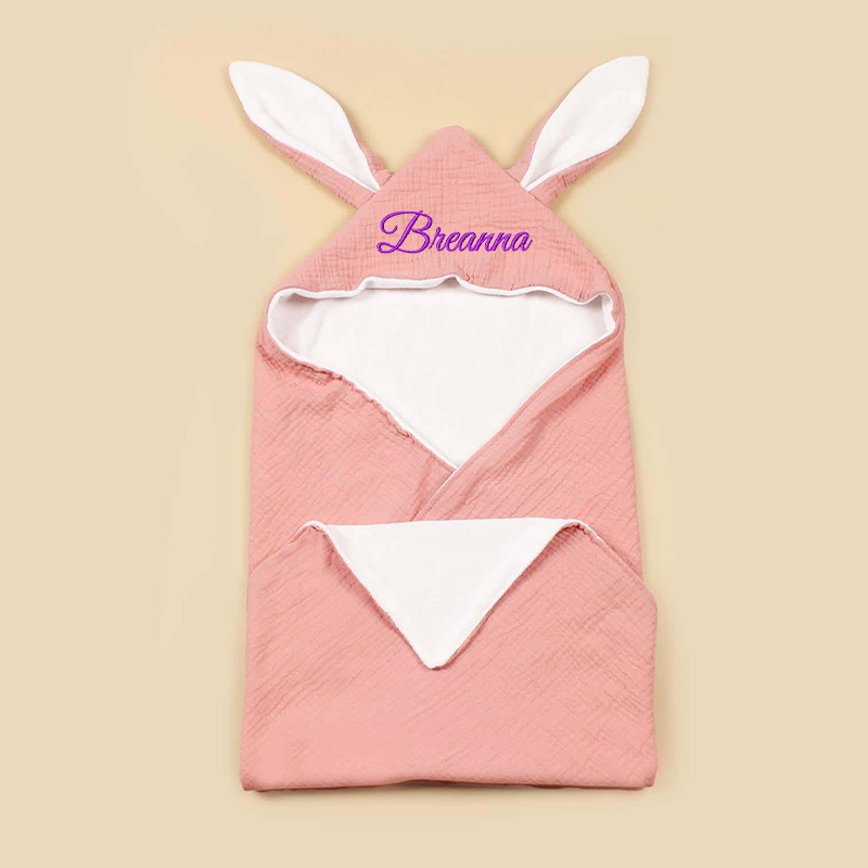 Personalized Embroidered Organic Cotton Cuddle Blanket | CWBaby75