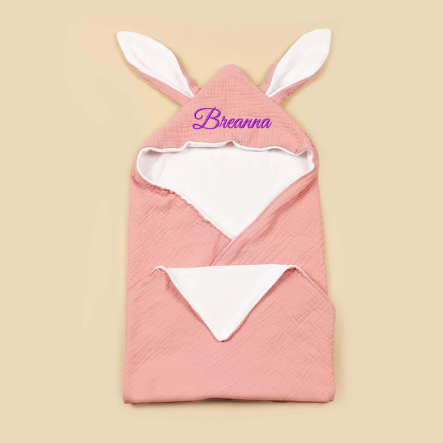 Personalized Embroidered Organic Cotton Cuddle Blanket | CWBaby75