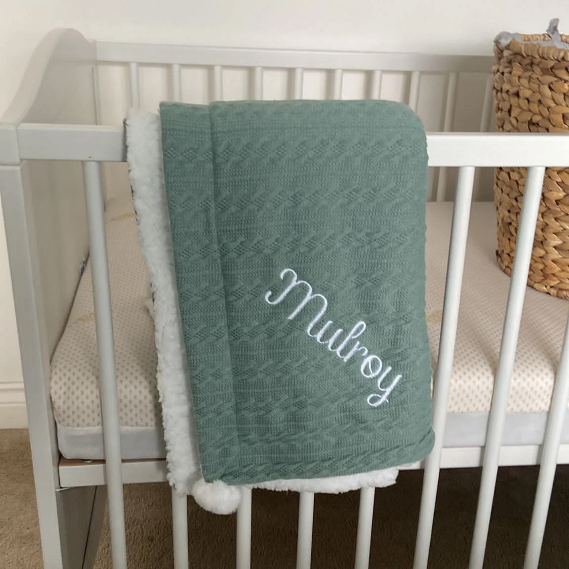 Personalized Embroidered Soft Fleece Baby Blanket | CWBaby80