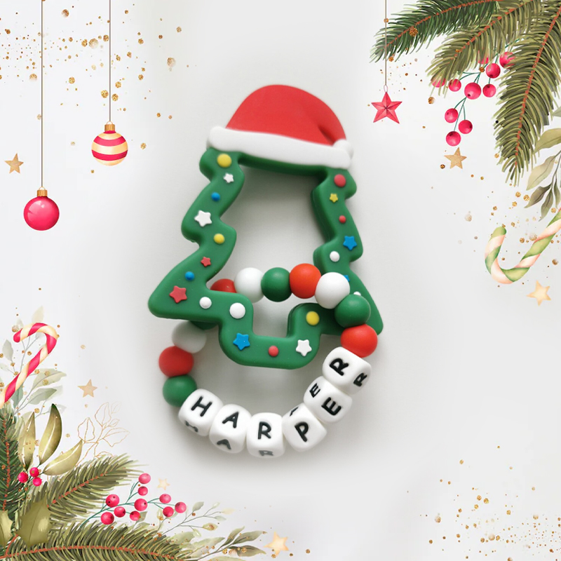 Personalized Christmas Baby Toy Ring | MCGift31