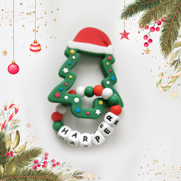 Personalized Christmas Baby Toy Ring | MCGift31