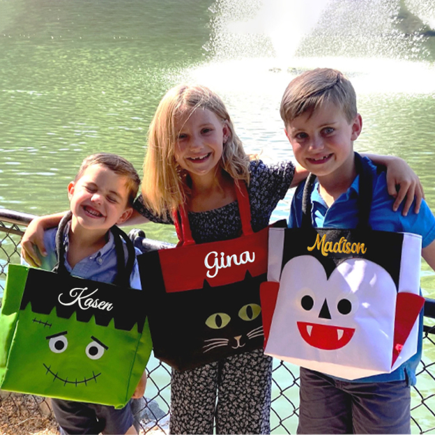 Personalized Name Halloween Tote Bag | CWHalloween04