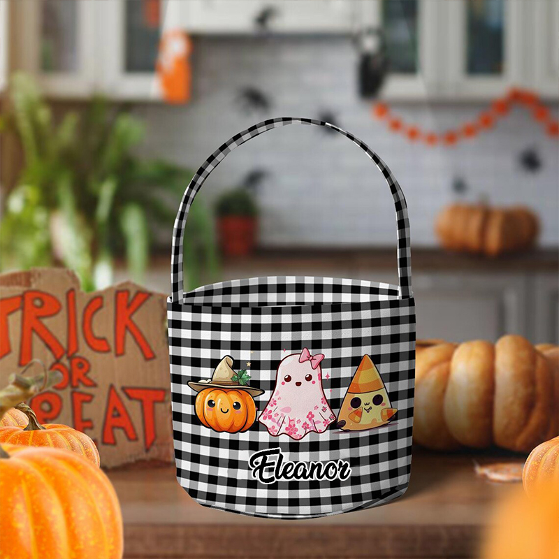 Personalized Lovely Halloween Bucket | CWHalloween1401