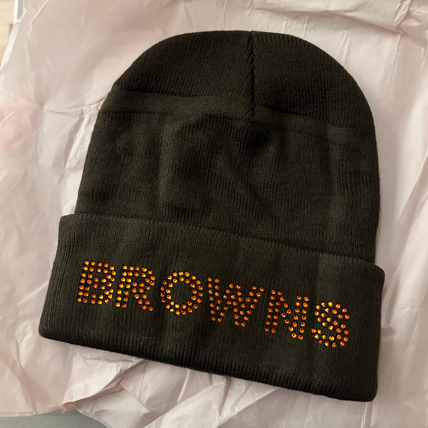 Personalized Kid Sparkly Rhinestone Beanie for Comfort & Unique | HSKid43