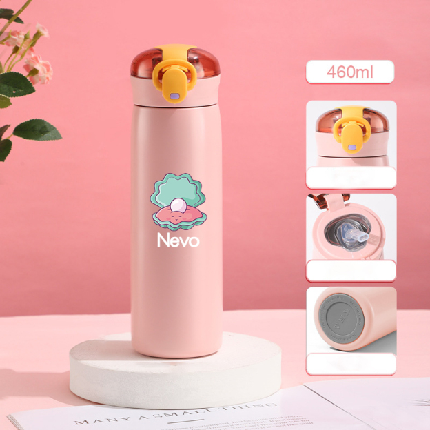 Personalised BPA Free 11oz / 16oz Stainless Steel Water Bottle | Youbottle28