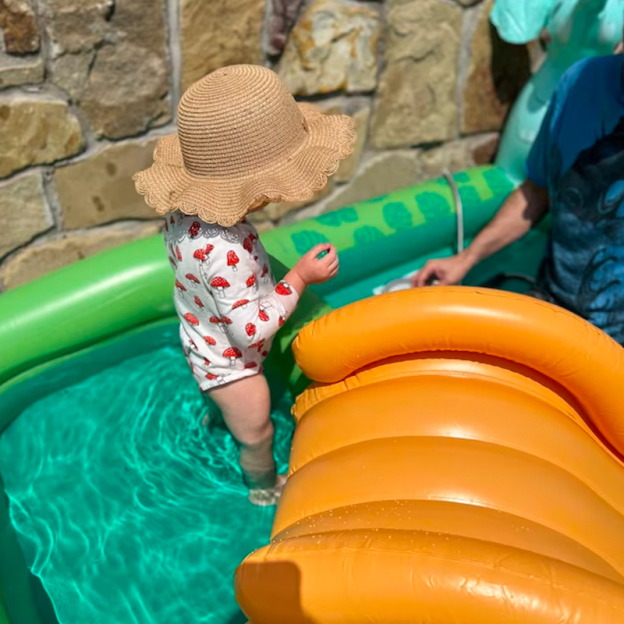Personalized Summer Leather Patch Straw Hat