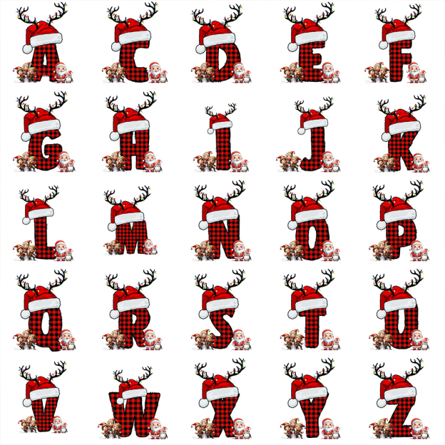 Personalized Christmas Monogram Ornaments Decoration | MCGift5709