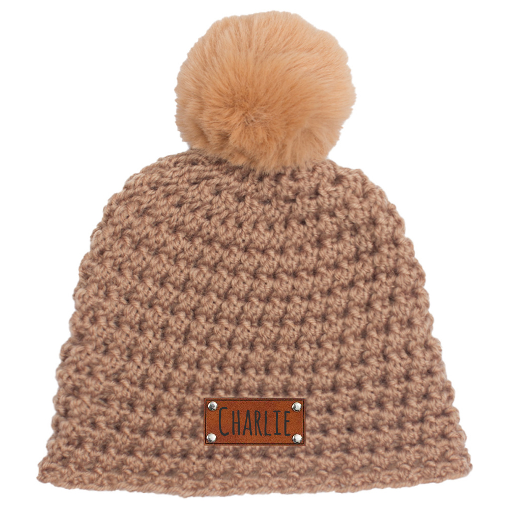 Personalized Embroidery Kid Colorful Pom Pom Hat | HSKid49