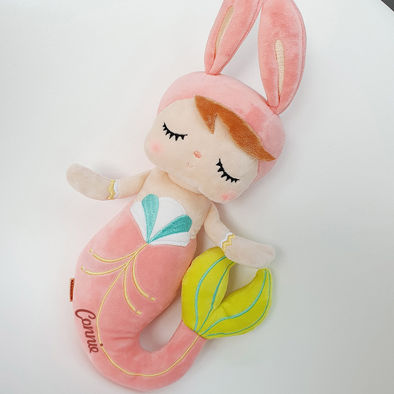 Personalized Kid's Embroidery Mermaid Dreammates Doll | DEGMine02