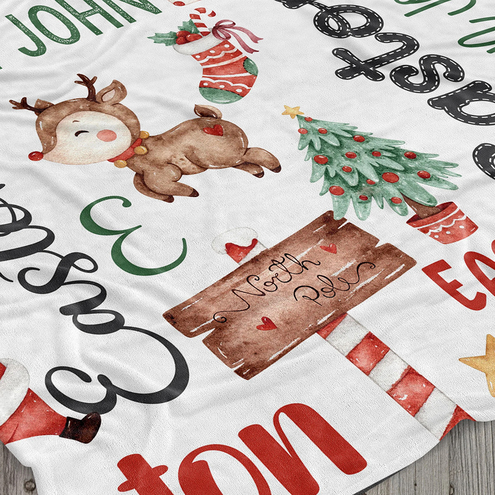 Personalized Merry Christmas Blanket for Comfort & Unique | BKMC19