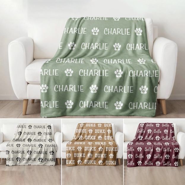 Personalized Lovely Pet Blanket for Comfort & Unique | BKPet104