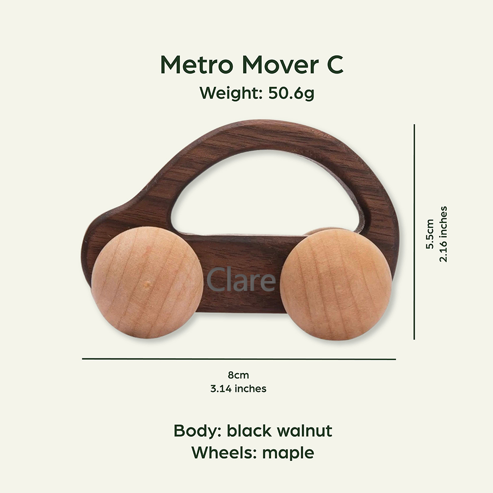 Personalized Baby Natural Wooden Cars Toy | CWToy101