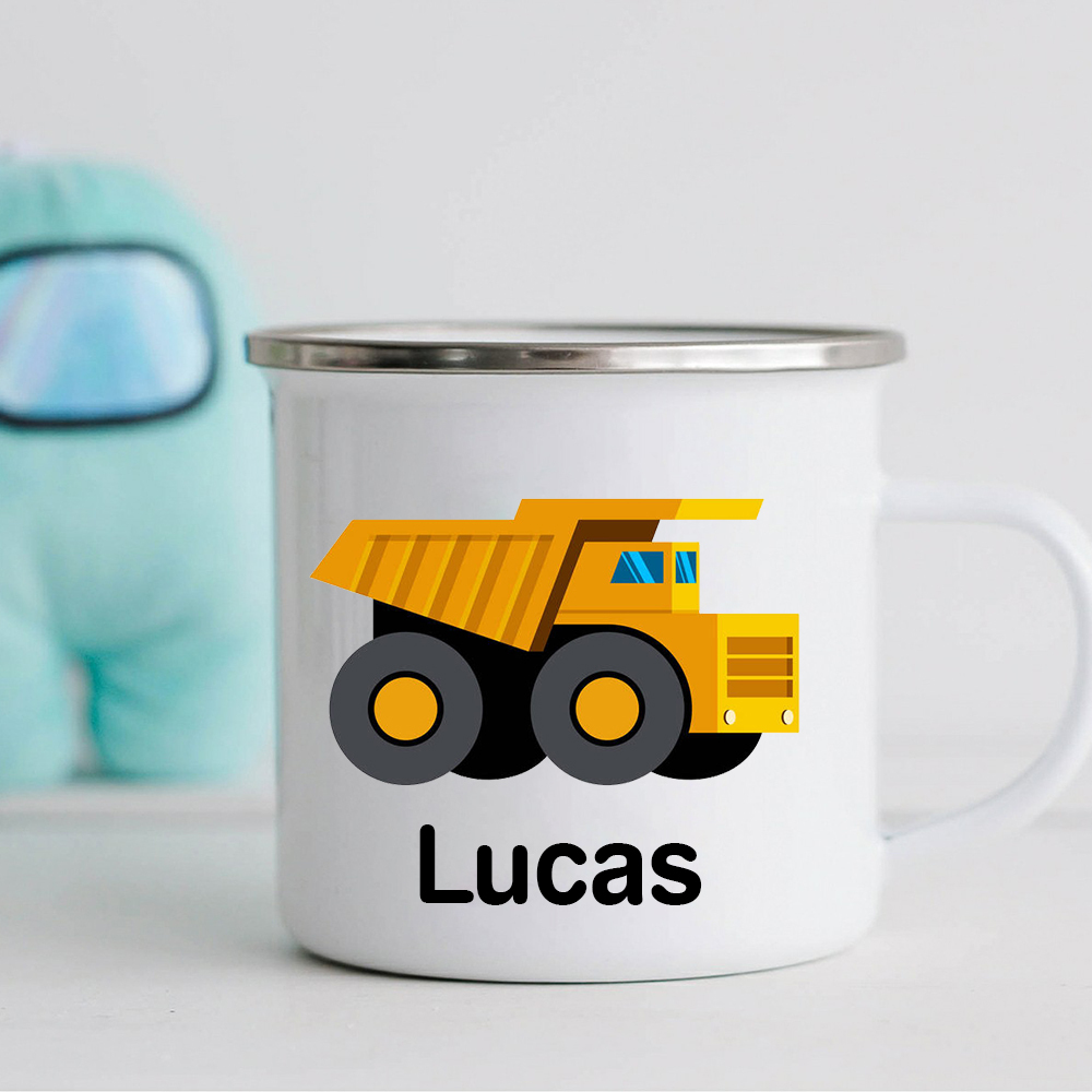 Personalised 12oz Truck Mugs for Kids  | KidMug02