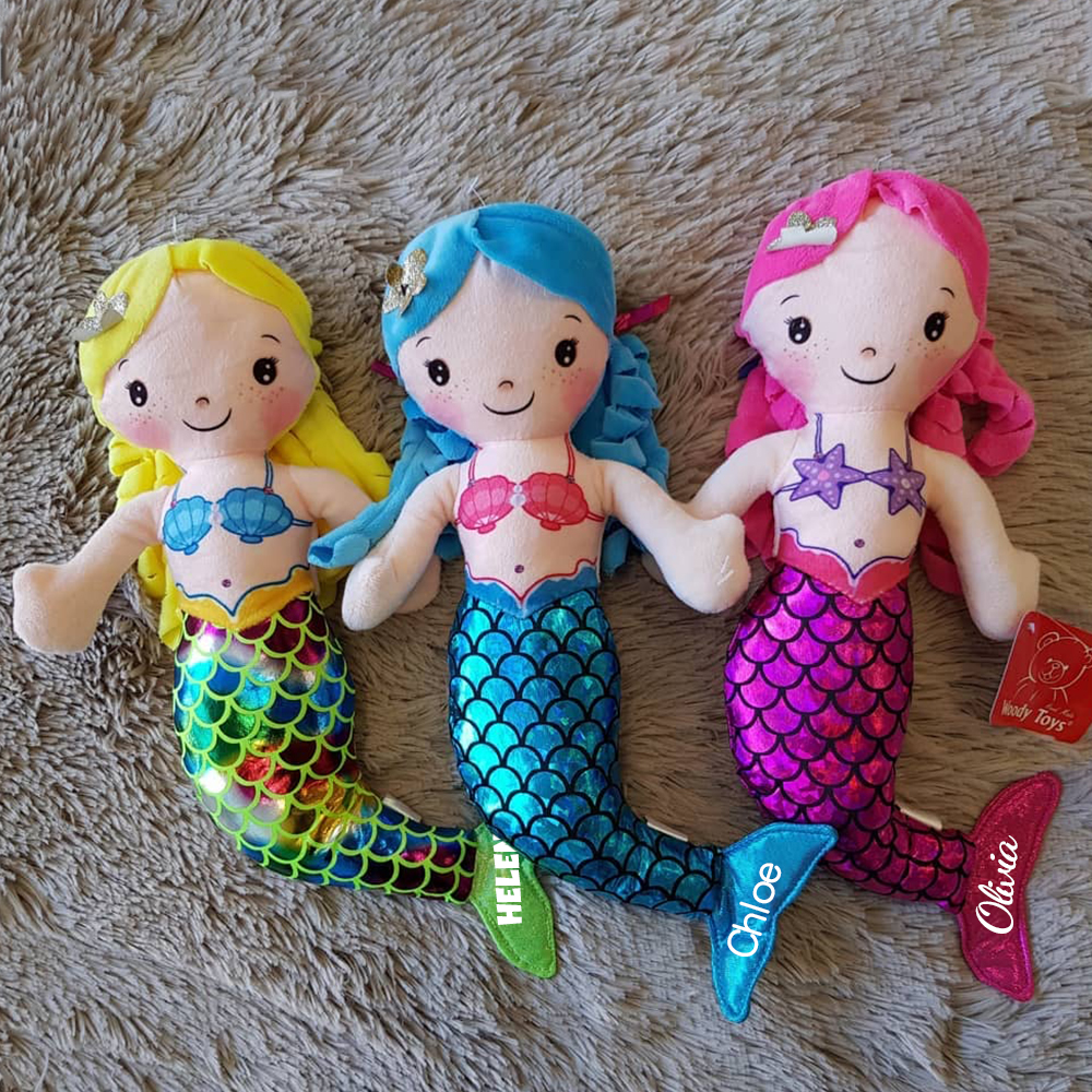 Personalized Kids Mermaid Dreammates Doll | CWToy105