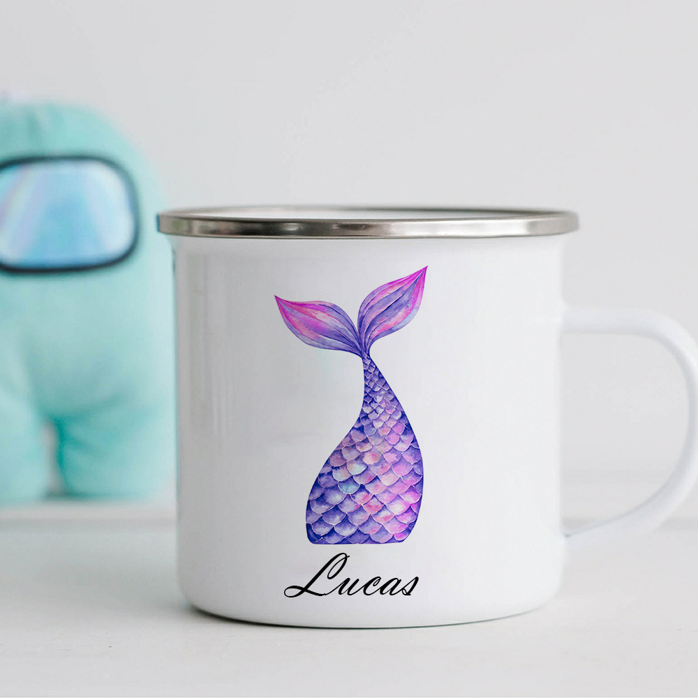 Personalised 12oz Mermaid Tail Mugs for Kids  | KidMug18