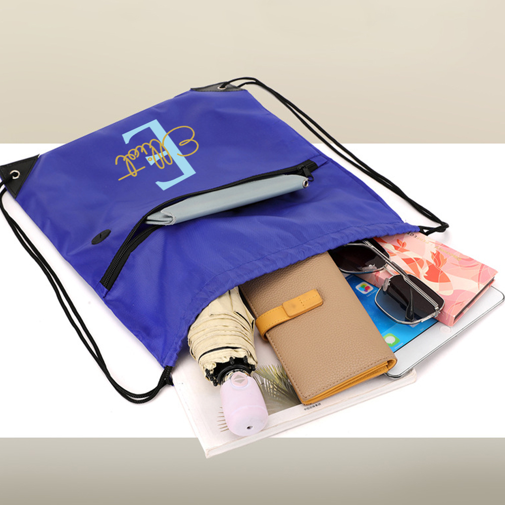 Personalized Colourful Drawstring Water Proof Beach Bag | CWBeach147