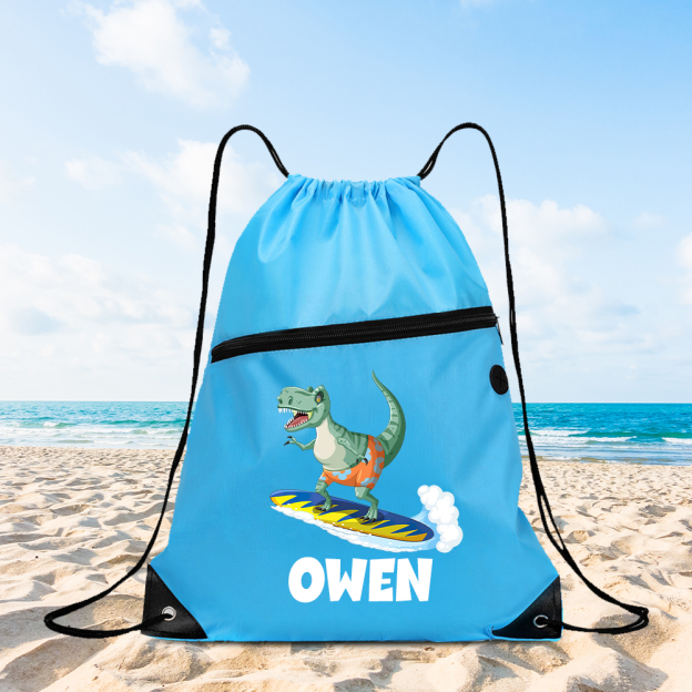 Personalized Lovely Drawstring Water Proof Beach Bag | CWBeach14701