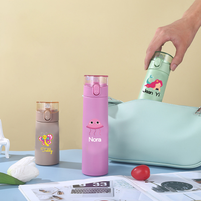 Personalised BPA Free 5oz/8oz Mini Pocket Water Bottles | YouBottle38