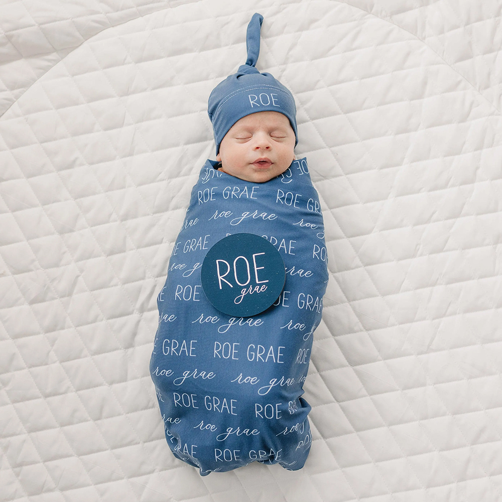 Personalized Baby Swaddle Blanket Set for Comfort & Unique | BBBlanket11