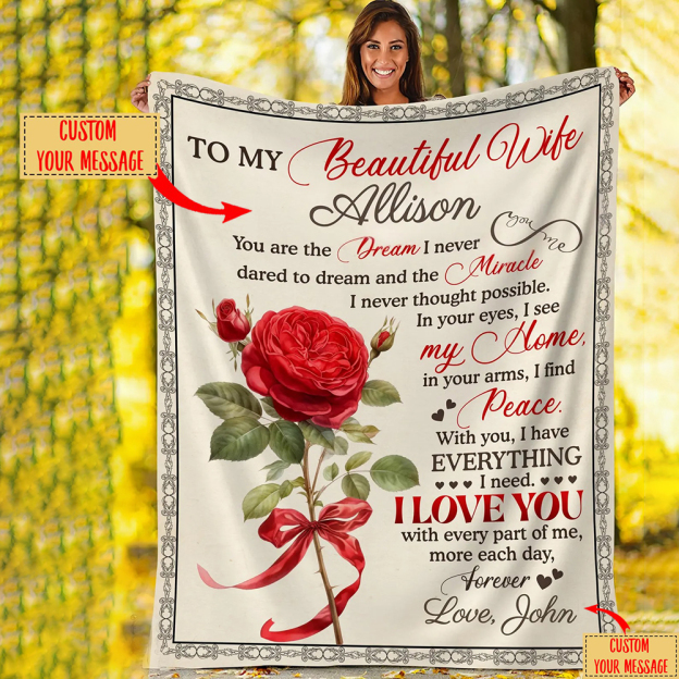 Personalized Anniversary Blanket for Comfort & Unique | BKAN015