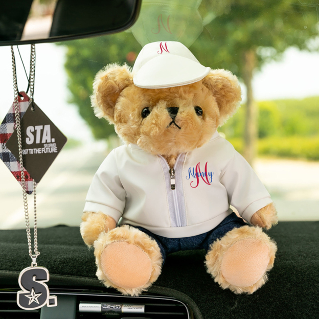 Personalized Kids Monogram Plush Teddy Bear Toy | CWToy111
