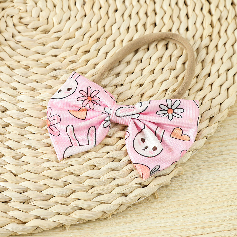 Personalised Baby Girls Easter Bunny Print Outfit Set | CWBaby186